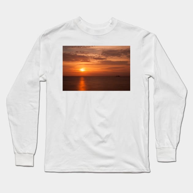 Shag Rock Sunset Long Sleeve T-Shirt by Eunice1